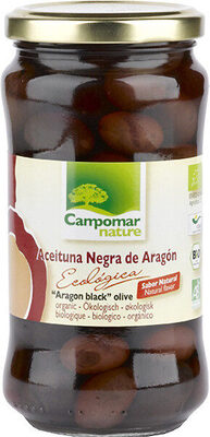 Aceitunas negras ecológicas de aragón al natural