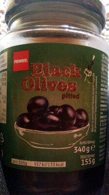 Black olives pitted