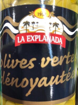 Olives vertes dénoyautées