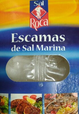 Escamas de sal marina