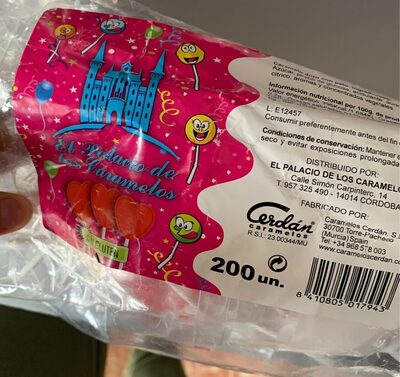 Caramelo duro gon palo front packaging