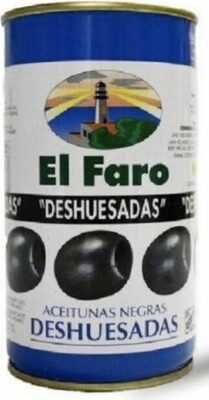 Aceitunas negras deshuesadas