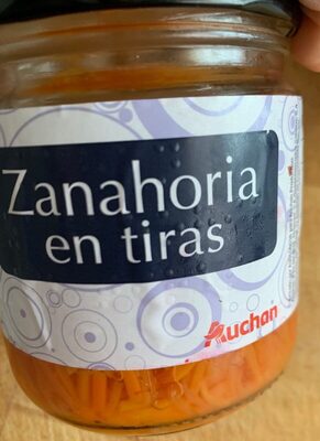 Zanahoria en tiras