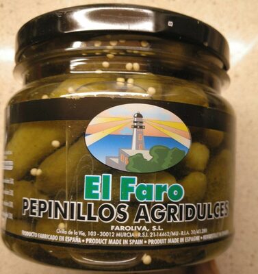 Pepinillos agridulces