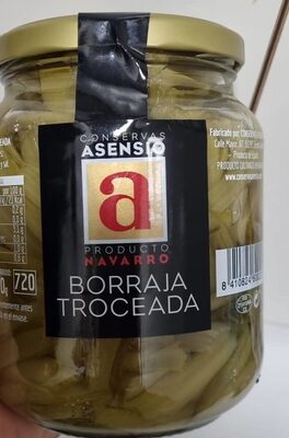 Borraja Troceada front packaging