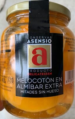 Melocotón en almibar mitades sin hueso