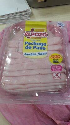 Pechuga de pavo. Lonchas finas. front packaging