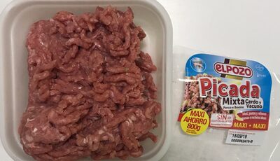 Picada mixta cerdo y vacuno