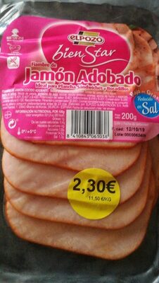 Fiambre de jamón adobado