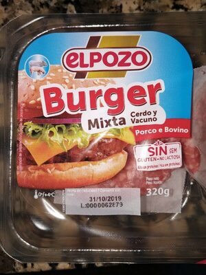 Burger mixta cerdo y vacuno