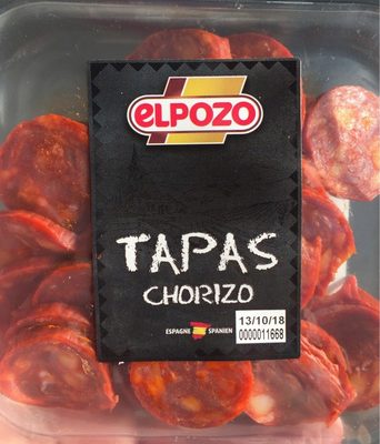 Tapas chorizo front packaging