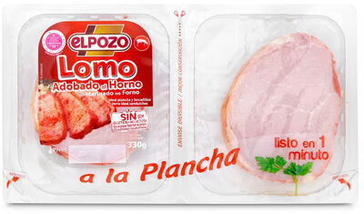 Lomo adobado al horno front packaging