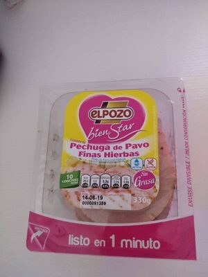 Pechuga de pavo a las finas hierbas sin gluten