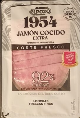 Jamón cocido extra corte fresco