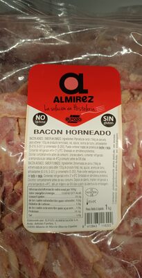 Bacon horneado front packaging