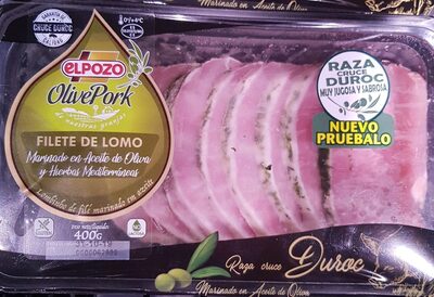 Filete de lomo marinado en aceite de oliva y hierbas mediterráneas