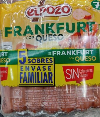 Salchichas Frankfurt con queso