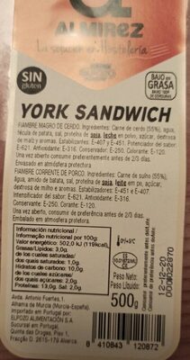 York sandwich