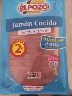 Jamón Cocido lonchas finas
