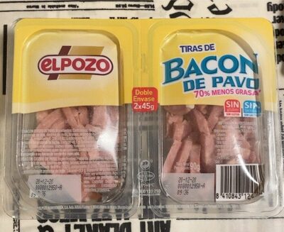 Bacon de Pavo front packaging
