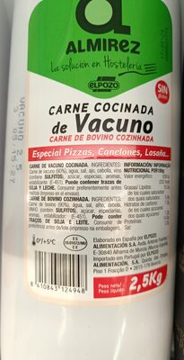 Carne cocida de vacuno