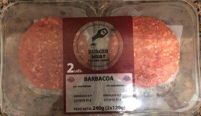 Burger Meat BARBACOA front packaging