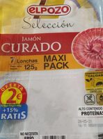 Jamón curado cruce duroc