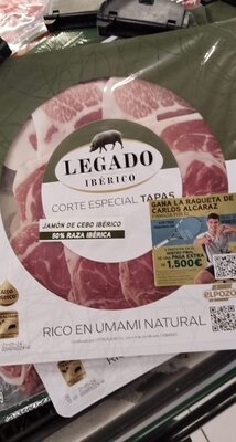 Plato jamón cebo