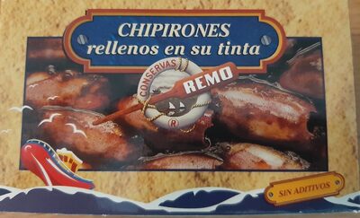 Chipirones rellenos en su tinta