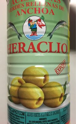 Aceitunas verdes rellenas de anchoa