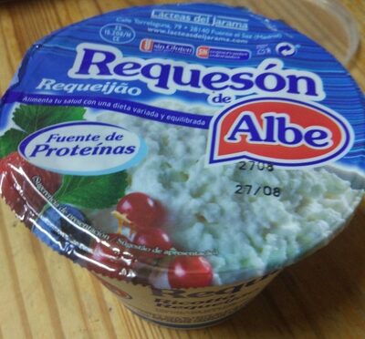 Requesón de Albe front packaging