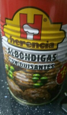 Albóndigas con guisantes