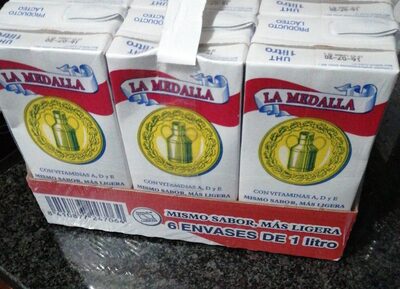 Leche front packaging
