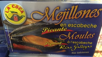 Moules à l'escabèche piquant