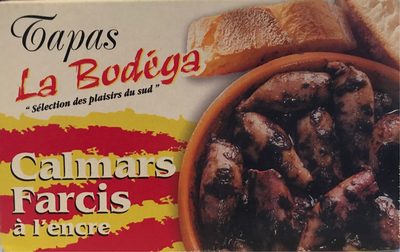 Calamars farcis à l'encre