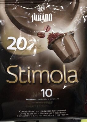 Café cápsulas front packaging