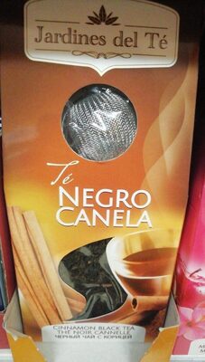 Té negro front packaging