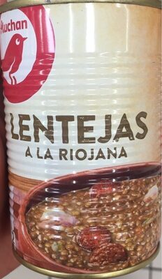 Lentejas a la riojana front packaging