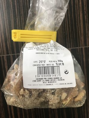 Nueces peladas front packaging