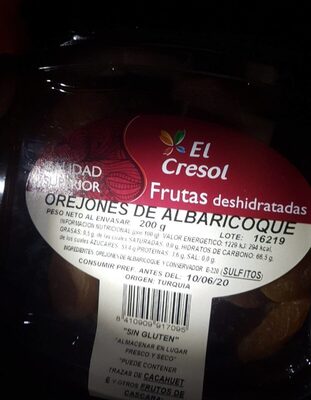 Orejones de albaricoque