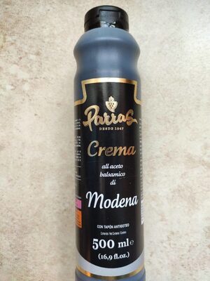Crema con vinagre balsámico de Módena