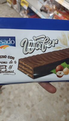 Wafer relleno crema cacao