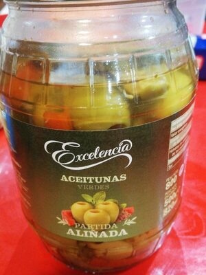 Aceituna partida aliñada