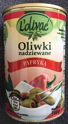 Oliwki nadziewane papryką