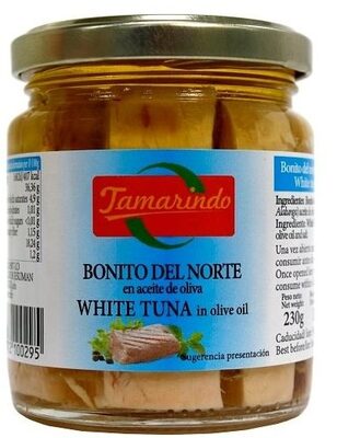 Bonito del norte en aceite de oliva front packaging