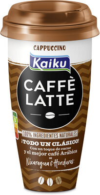 Caffe latte cappuccino front packaging