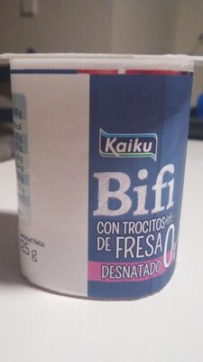 Bifi con trocitos de fresa desnatado 0%