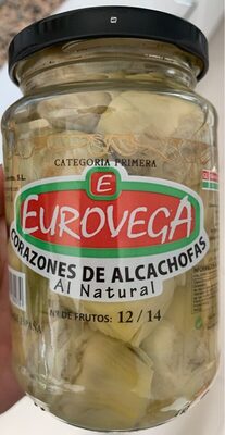 Corazones de alcachofas al natural