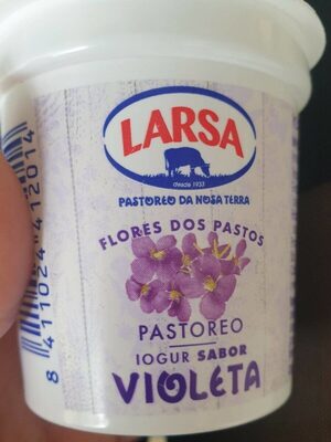 Yogur sabor violeta