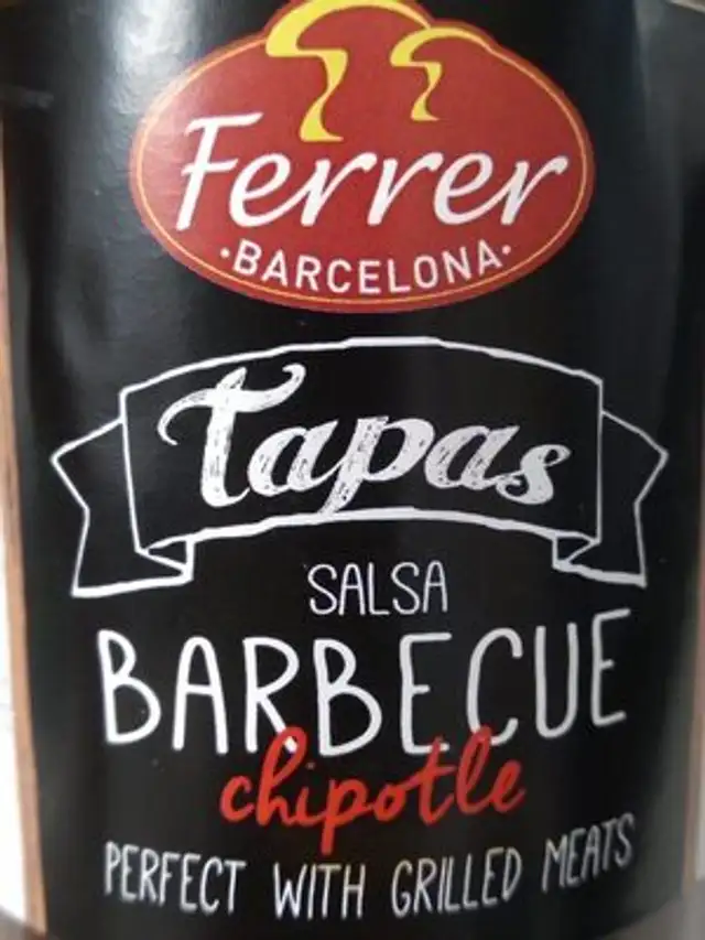 Salsa barbecue front packaging
